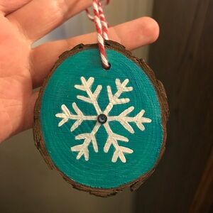 Snowflake Christmas ornament